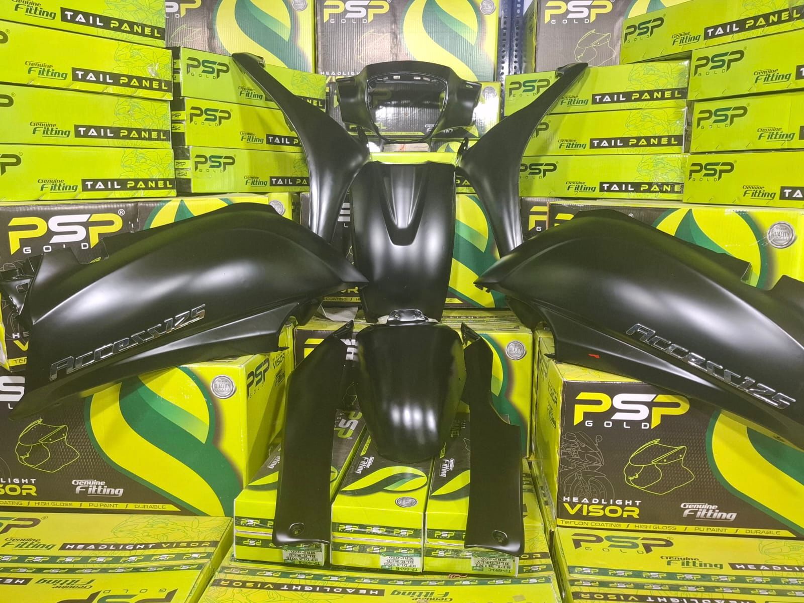 FULL BODY KIT SUITABLE FOR ACCESS 125  MATT BLACK