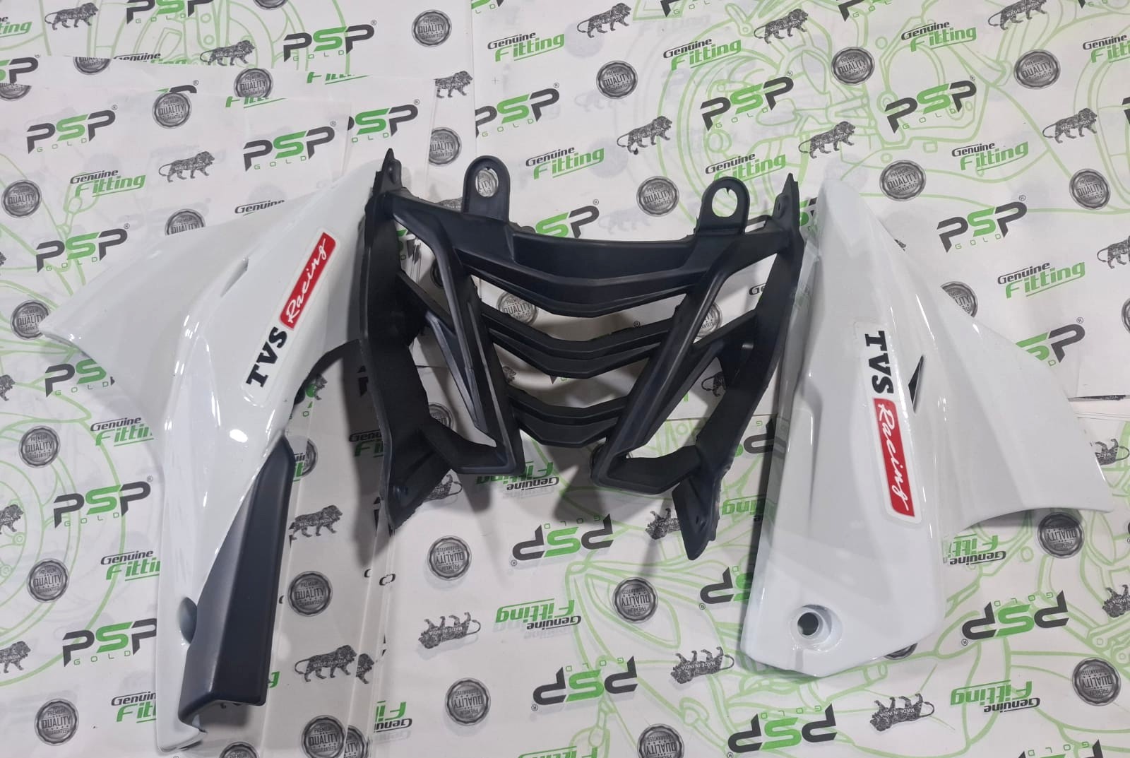 ENGINE GUARD SUITABLE FOR APACHE BS6 WHITE