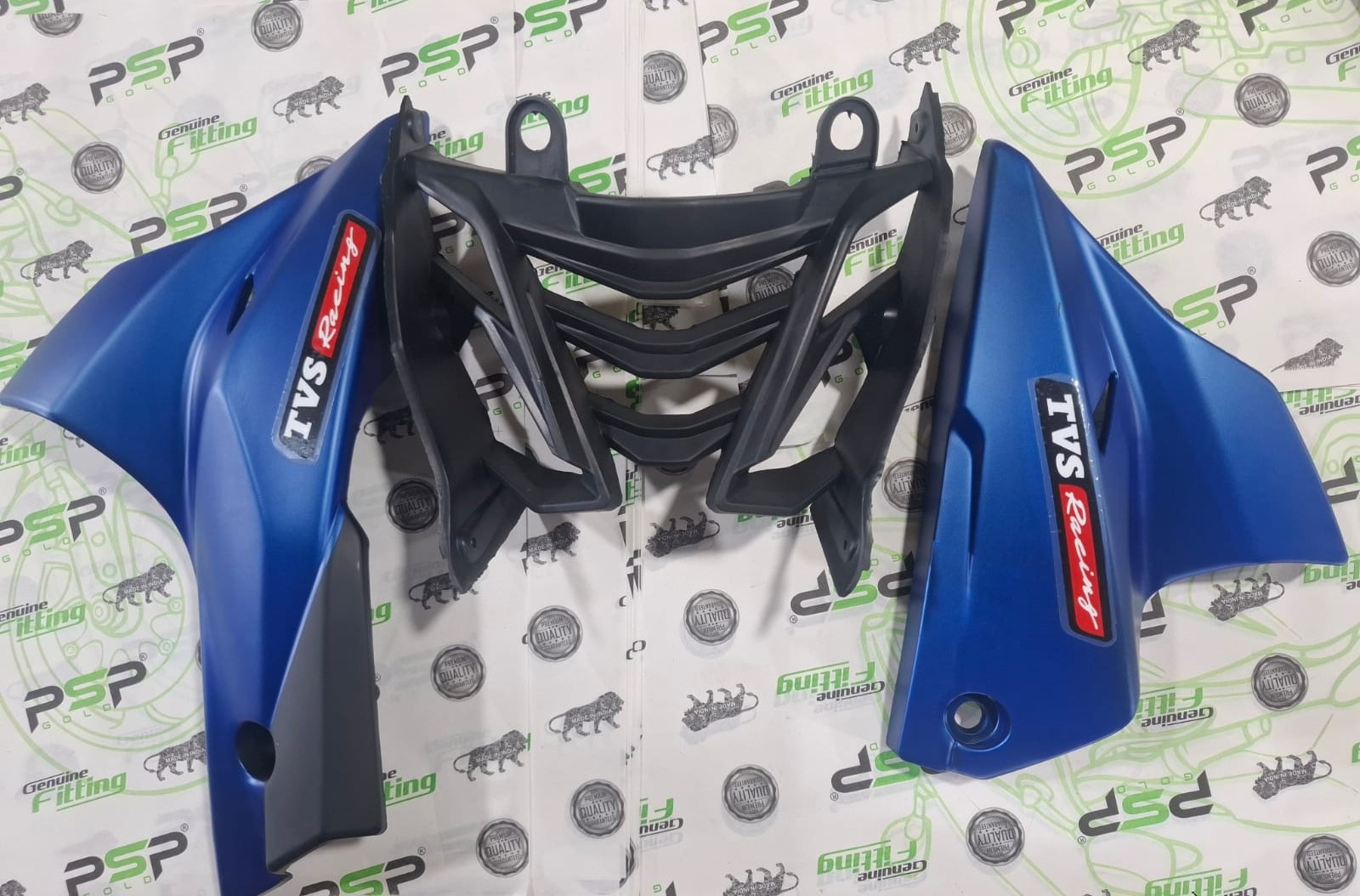 ENGINE GUARD SUITABLE FOR APACHE BS6 MATT-BLUE