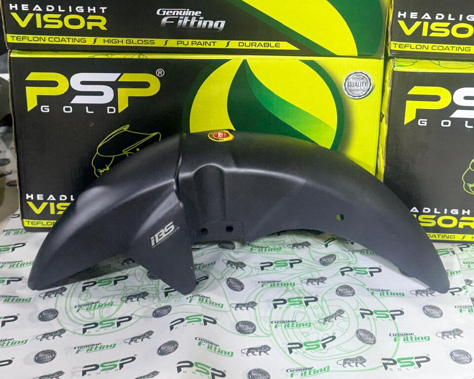 FRONT MUDGUARD SUITABLE FOR GLAMOUR BS6 MATT-BLACK 