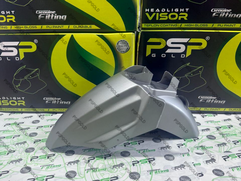 FRONT MUDGUARD SUITABLE FOR BURGMAN MATT SILVER