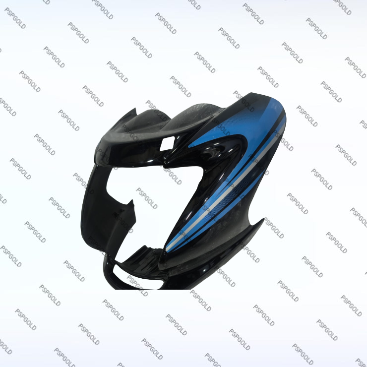 HEADLIGHT VISOR SUITABLE FOR HERO PASSION PRO OLD BLACK BLUE