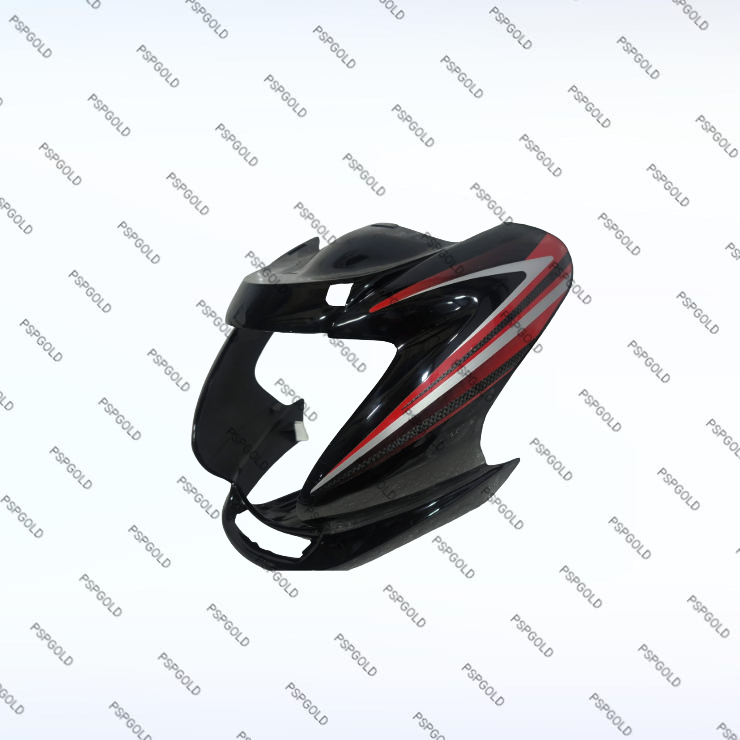 HEADLIGHT VISOR SUITABLE FOR HERO PASSION PRO DIGITAL BLACK RED