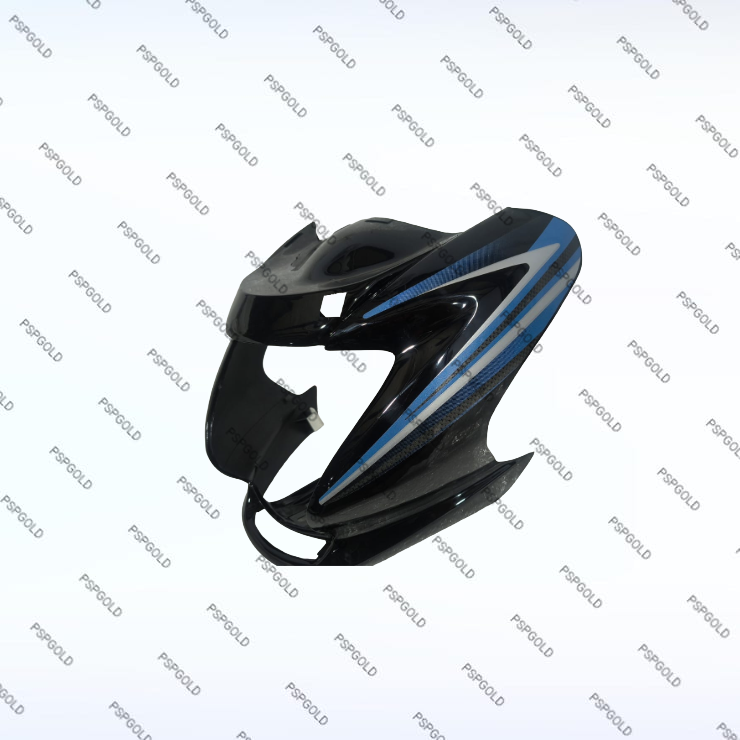HEADLIGHT VISOR SUITABLE FOR HERO PASSION PRO DIGITAL BLACK BLUE
