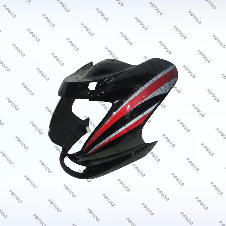 HEADLIGHT VISOR SUITABLE FOR HERO PASSION PRO DIGITAL TYPE 2 BLACK RED